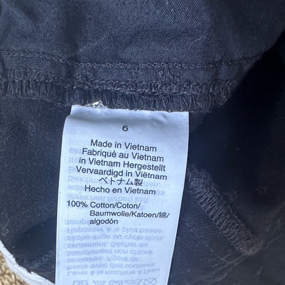 J.Crew Women’s Black Cotton Bermuda Shorts,Classic Chino Mid-Rise Casual Shorts - Picture 4 of 4